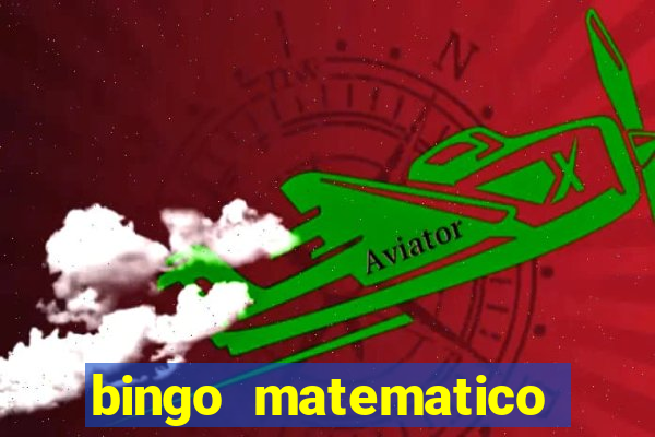 bingo matematico para ensino medio